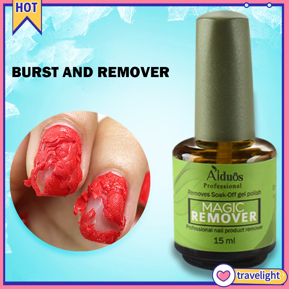 (Travelight) Nước tẩy sơn móng gel UV acrylic 8/15ml Aiduos