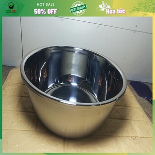 [Rẻ vô địch] Thau inox dày cao cấp loại 20cm -Thau inox dày dặn - Chắc Chắn - Bền