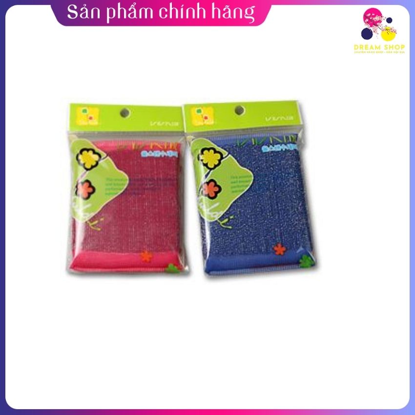 Miếng cọ xoong Hàn Quốc tiết kiệm nước rửa chén bát (2pcs)-dreamshop.vn