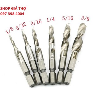 mũi khoan taro ren titan bộ 6