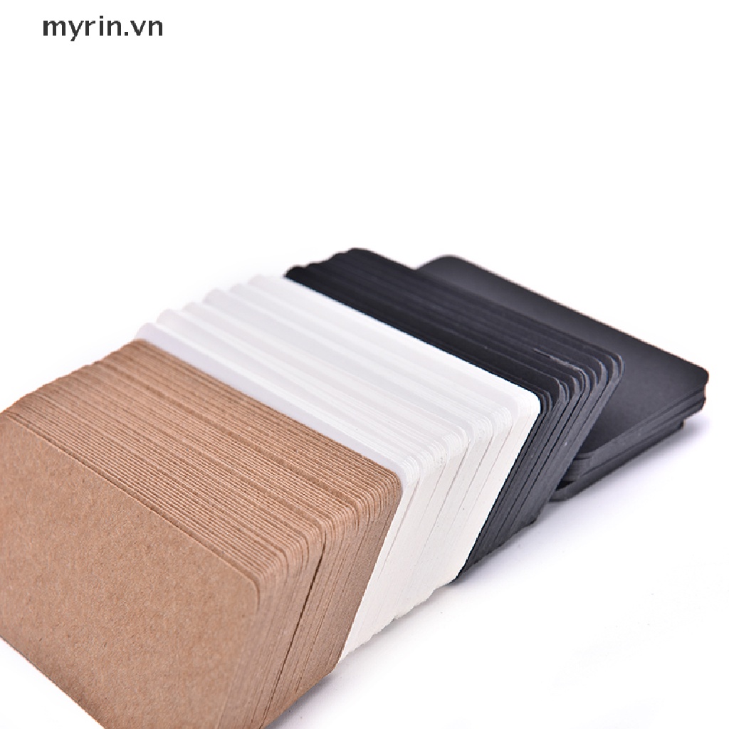 Set 50 Tấm Thẻ Giấy In Chữ myrin Độc Đáo Dùng Để Trang Trí Quà