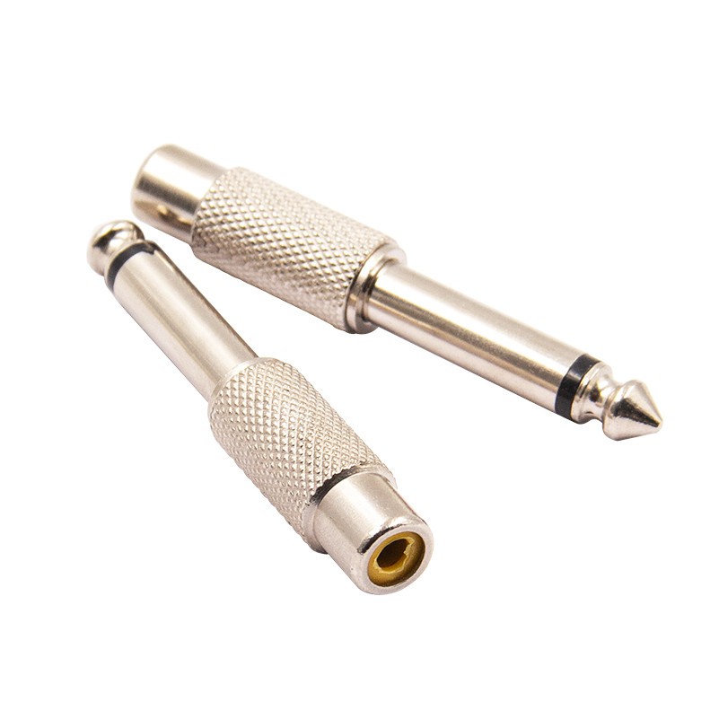 Giắc cắm chuyển đổi âm thanh RCA 6.35mm 1 / 4 Inch