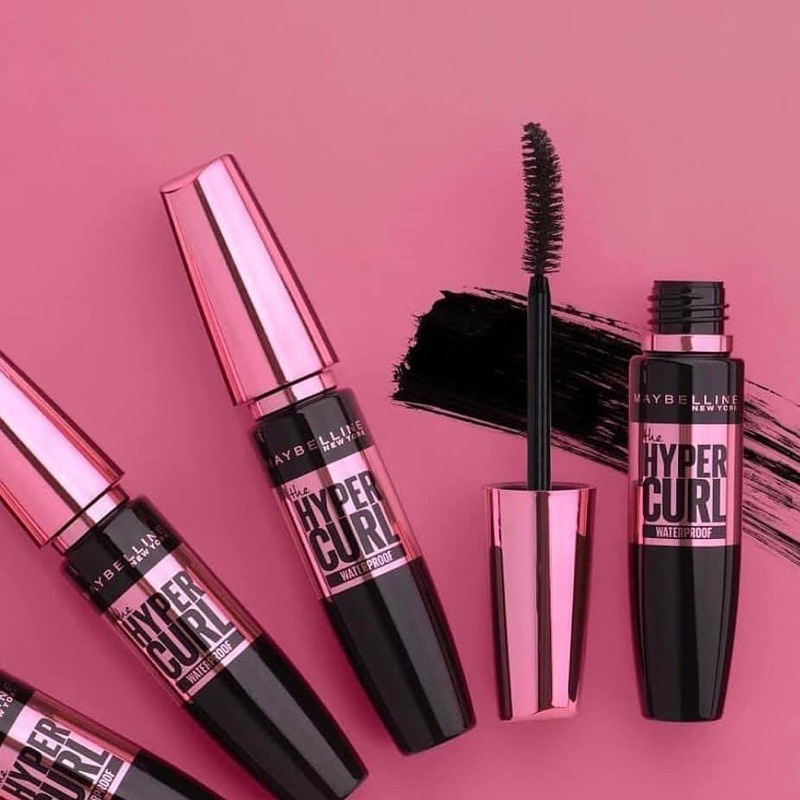 Mascara dưỡng mi, làm dày mi và cong mi Maybelline Hyper Curl không lem không trôi phiên bản Thái Lan