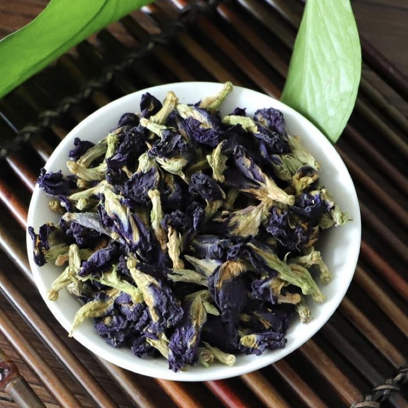 Hoa đậu biếc Việt Nam Loại 1 - giảm cân, tiêu viêm, đẹp da… làm trà, màu thực phẩm, nấu xôi chè | Bột natural