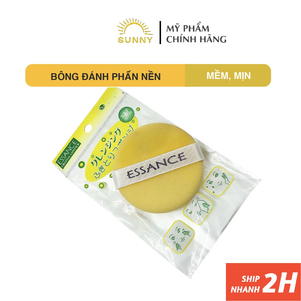 Bông đánh phấn nước, mút đánh kem nền Essance, siêu mềm, mịn