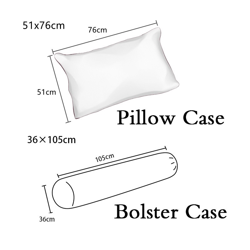 Vỏ gối Abraca Dabra dài màu trơn bằng sợi tre mềm mại và thoải mái sang trọng 51x76cm