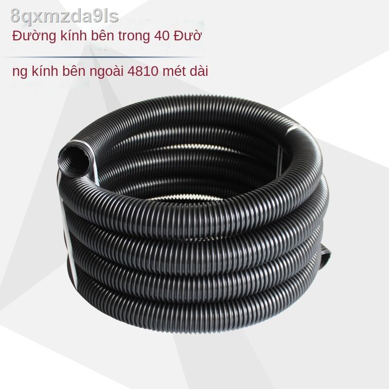 ✙☍⊕Phụ kiện máy hút bụi thùng công nghiệp 10 mét ống có ren thổi chân không đường kính trong 40 ngoài 48mm