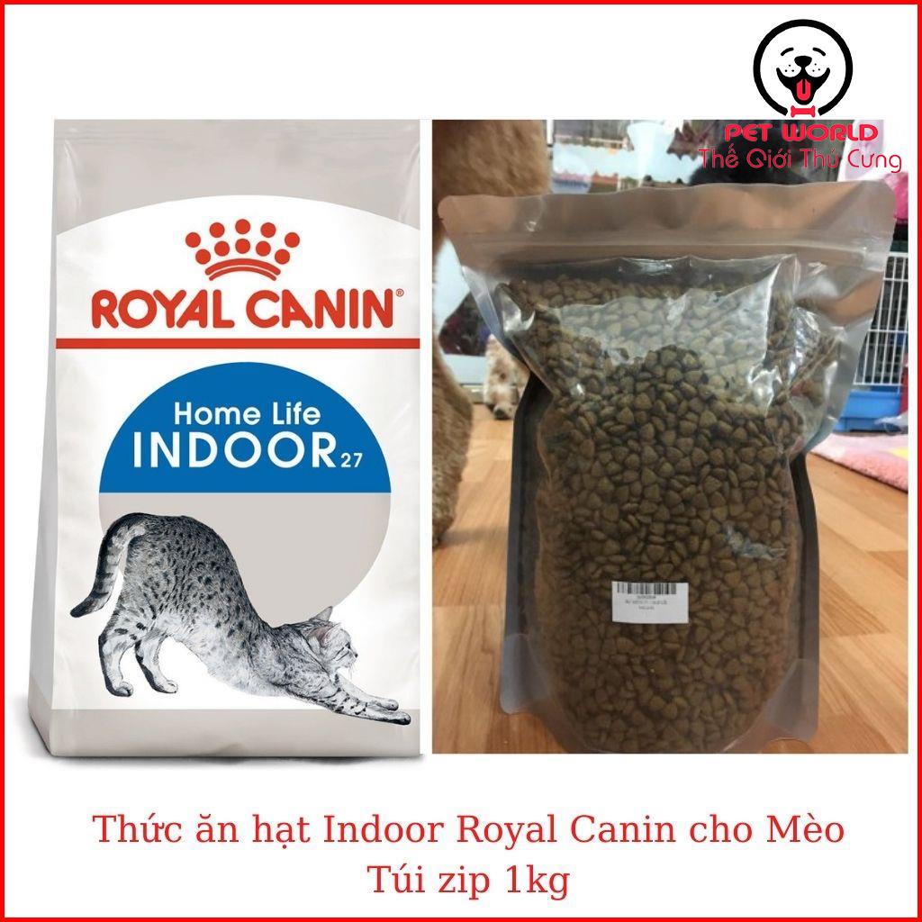 Royal Canin Indoor 27 1kg - Thức ăn dành cho mèo ít vận động - giảm béo cho mèo