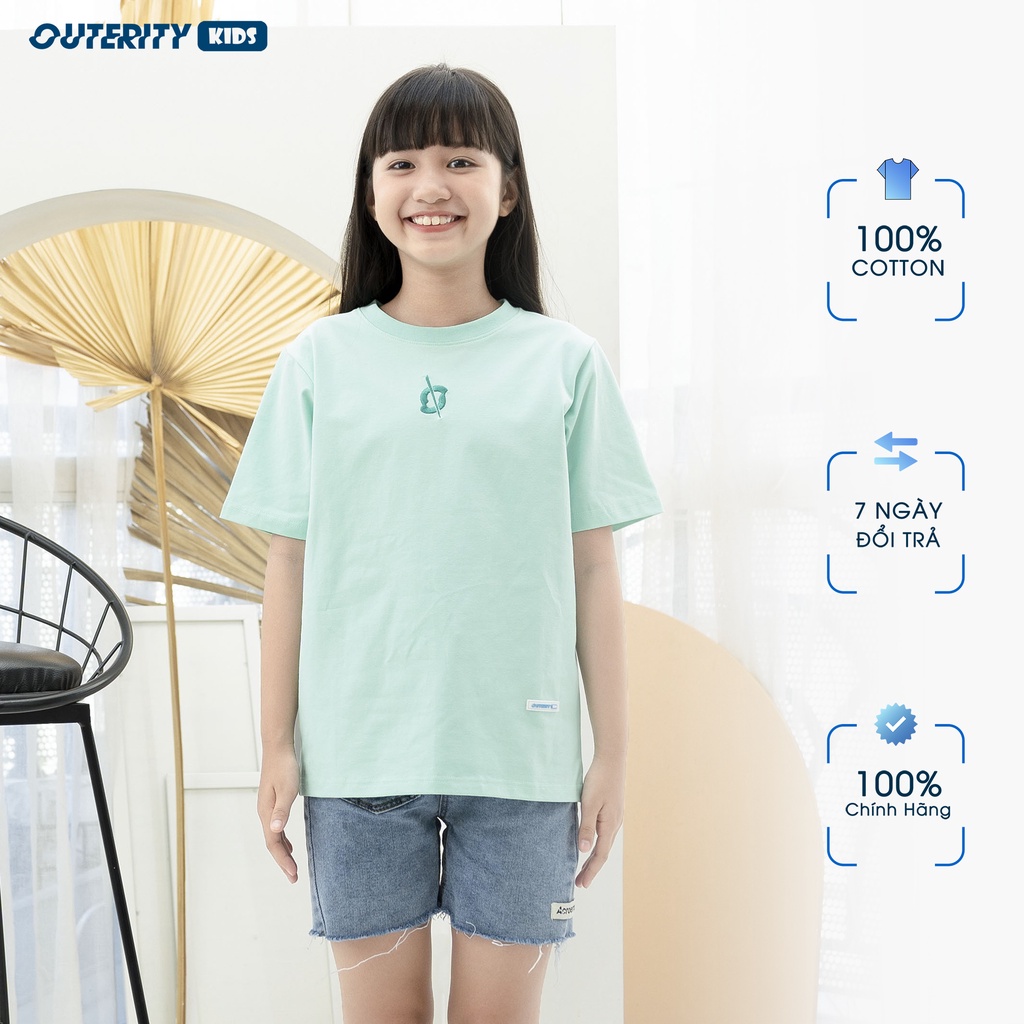 Áo thun trẻ em OuterityKids Half Tee Thiên Thanh - ORK115