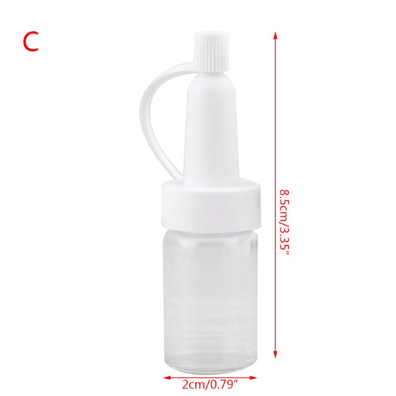 Lọ Thủy Tinh Rỗng Trong Suốt Có Thể Đổ Đầy 3 5 10 15ML Đựng Mỹ Phẩm