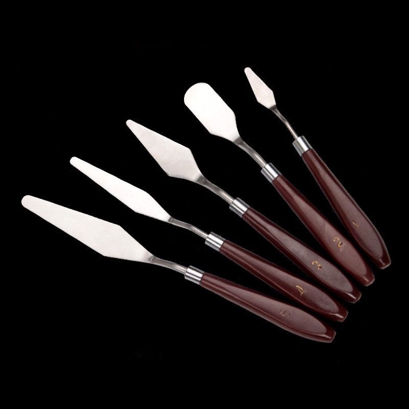 Bay vẽ ARTIST - Bộ bay 5 cây pha,trộn màu loại tốt