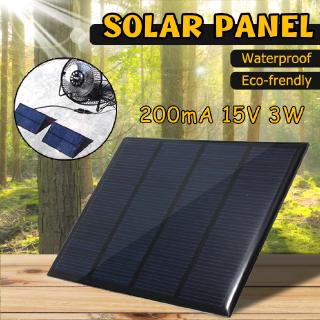 Tấm Sạc Pin Năng Lượng Mặt Trời Mini 3w 15v Diy