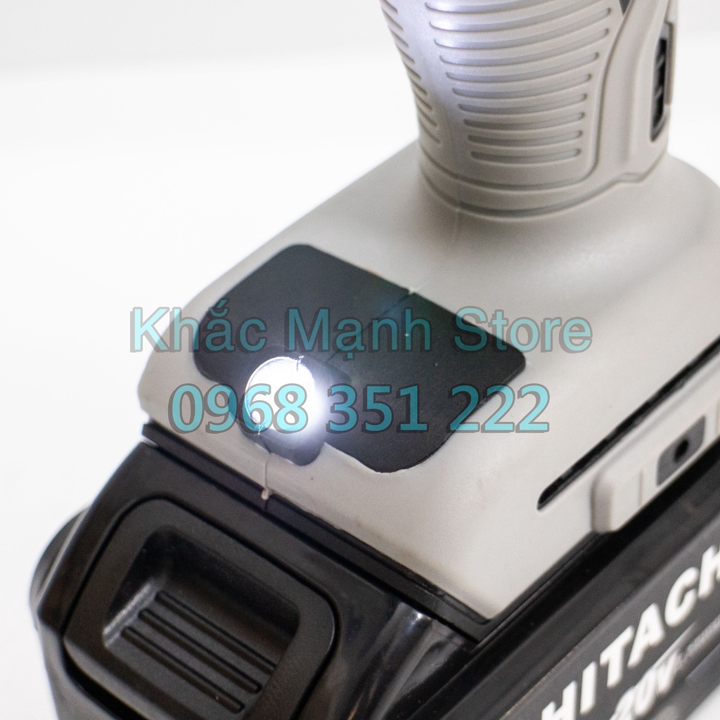 Máy Khoan Pin HITACHI 20V Cao Cấp - Động Cơ Không Chổi Than - Đầu Cặp 13mm Autolock