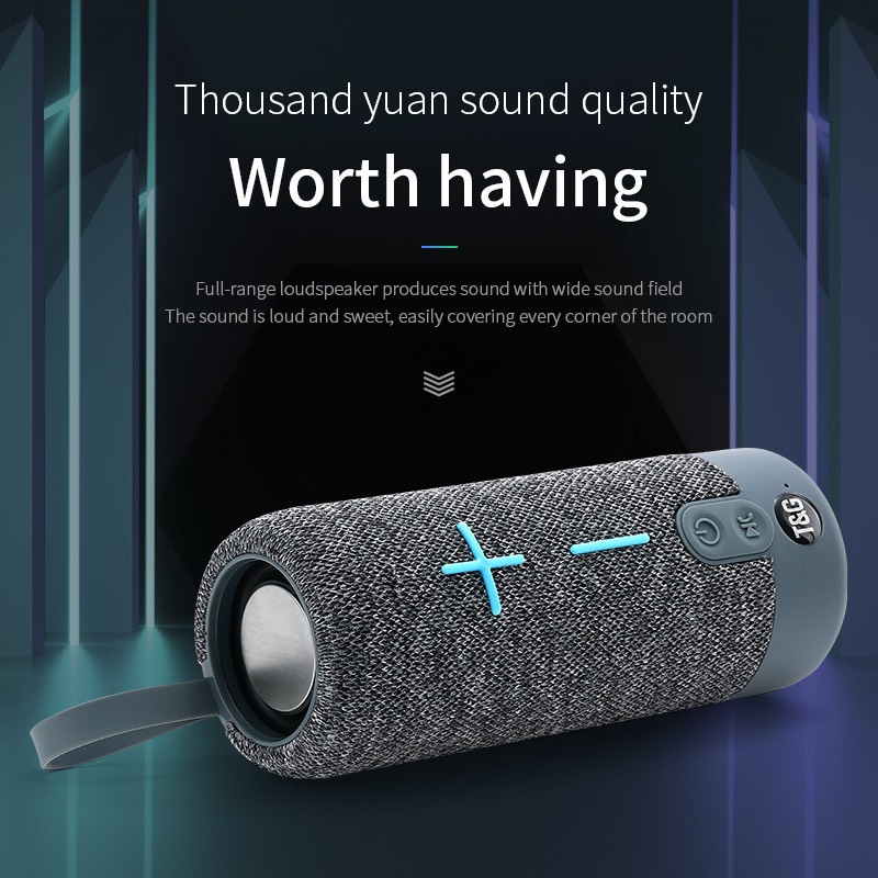 Loa Bluetooth Mini T&G 619 Có Dây Đeo Âm Trầm Siêu Hay Bass Khoẻ, BH chính hãng 12 tháng