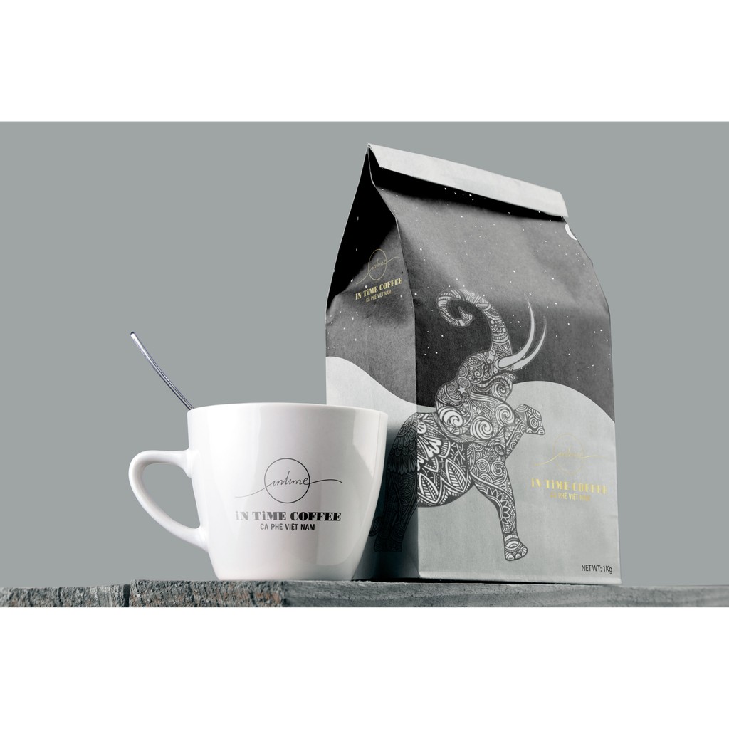 [GIÁ RẺ] 1KG CÀ PHÊ ROBUSTA RANG MỘC- IN TIME COFFEE