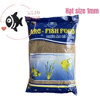 Thức ăn cho cá cảnh aricare hạt size 1mm - 500g