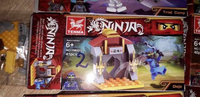 Set 6 hộp LegoNinjago Ngôi đền 6014 trọn bộ