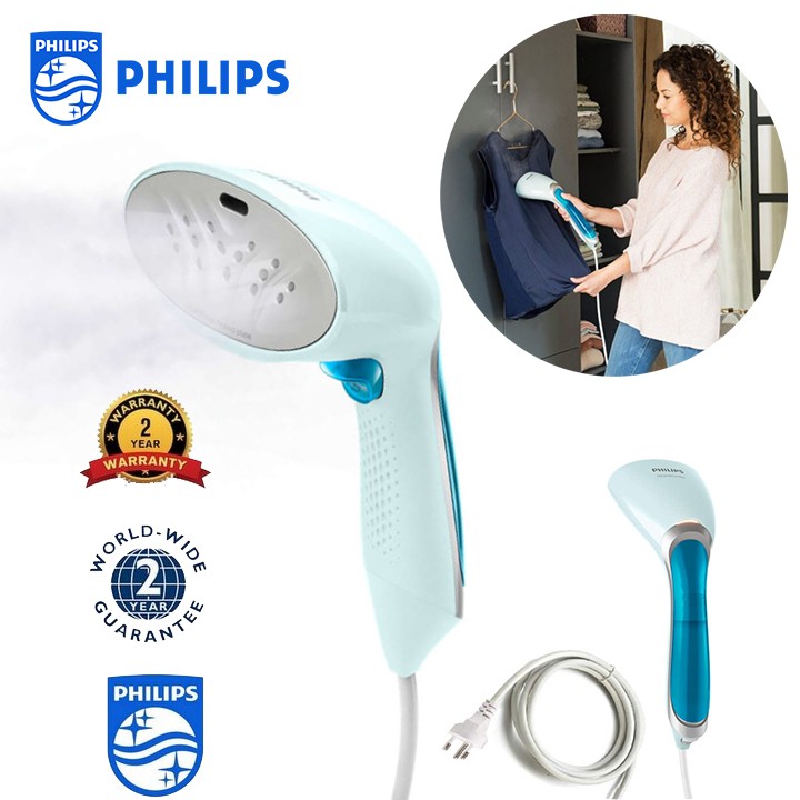 Bàn là, ủi hơi nước cầm tay thương hiệu cao cấp Philips GC361, công suất 1200W - Hàng Chính Hãng