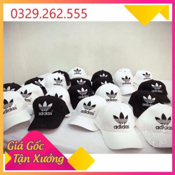 (Sale Khủng)  Mũ lưỡi trai thêu logo y hình hàng đẹp ( bao giá bao chất ) - khách sỉ ib