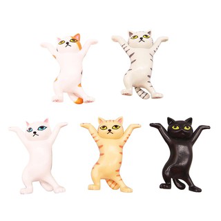 Mô hình 5 chú mèo đỡ đồ vật