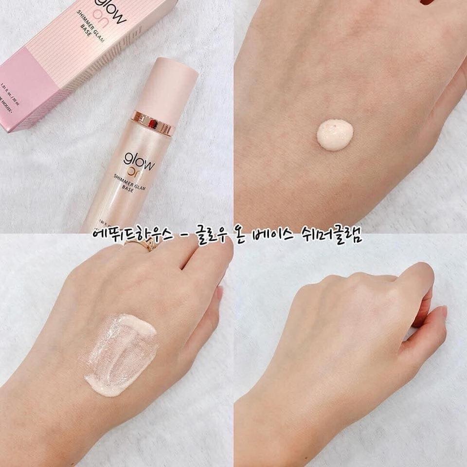 [Chính hãng] Kem lót có nhũ dạng Gel bắt sáng Etude House Glow on Base 30ml