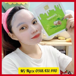 Mặt Nạ Dừa Nha Đam Coconut ❤️ Chính Hãng❤️ ,Mặt Nạ ACOSMETICS, ngừa mụn, mờ tàng nhan, cấp ẩm, phục hồi da tổn thương