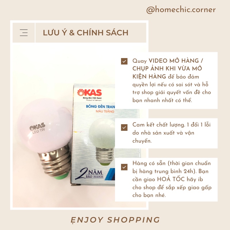 Bóng đèn trái chanh đèn trang trí đèn LED trái chanh trang trí 1W OKAS | HOME CHIC CORNER