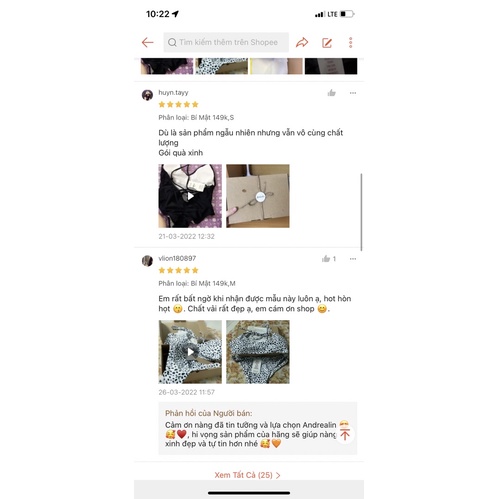 Andrealin - Bộ bikini bất ngờ 159K - 199K
