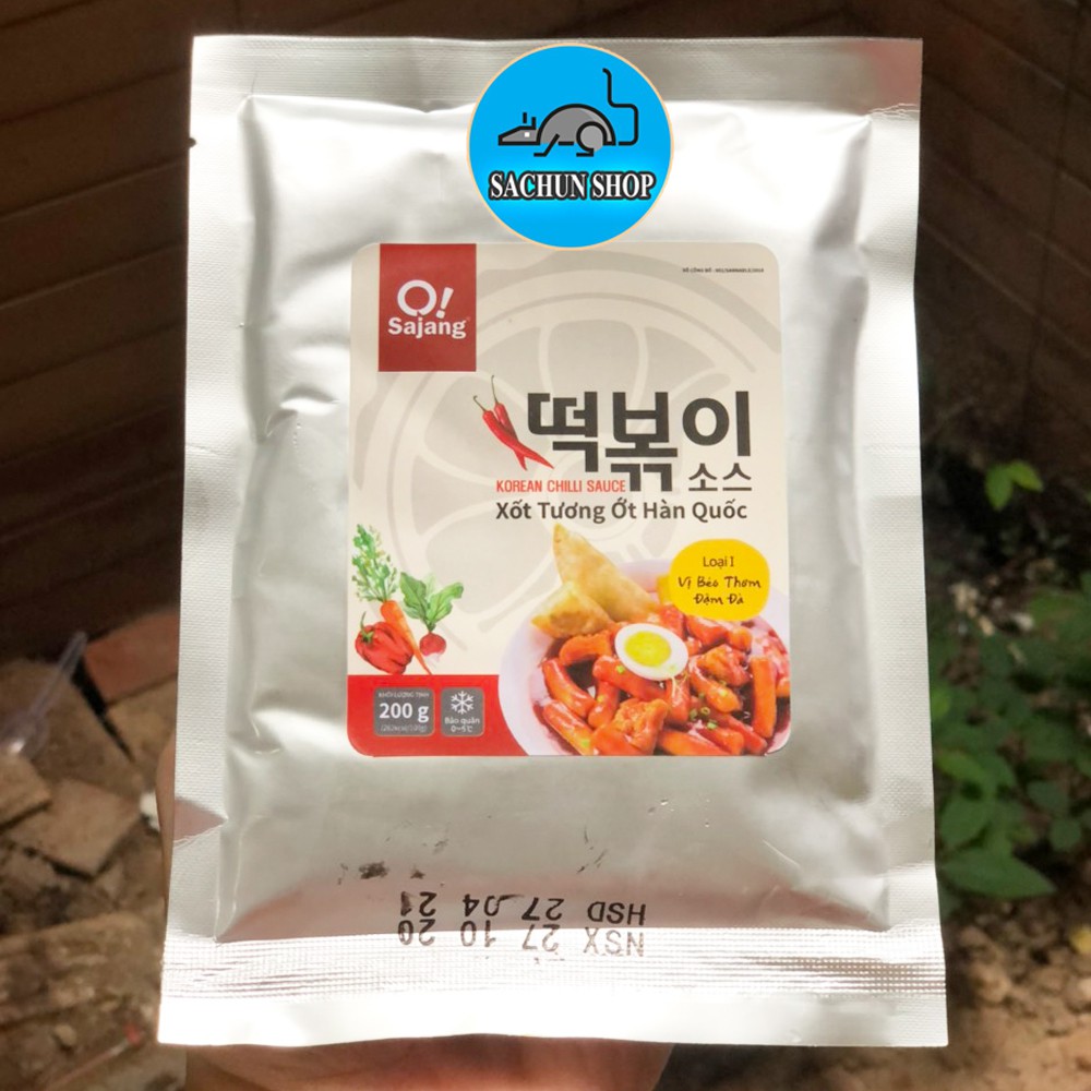 Bánh Gạo Topokki Hàn Quốc Sannadle 500g | BigBuy360 - bigbuy360.vn