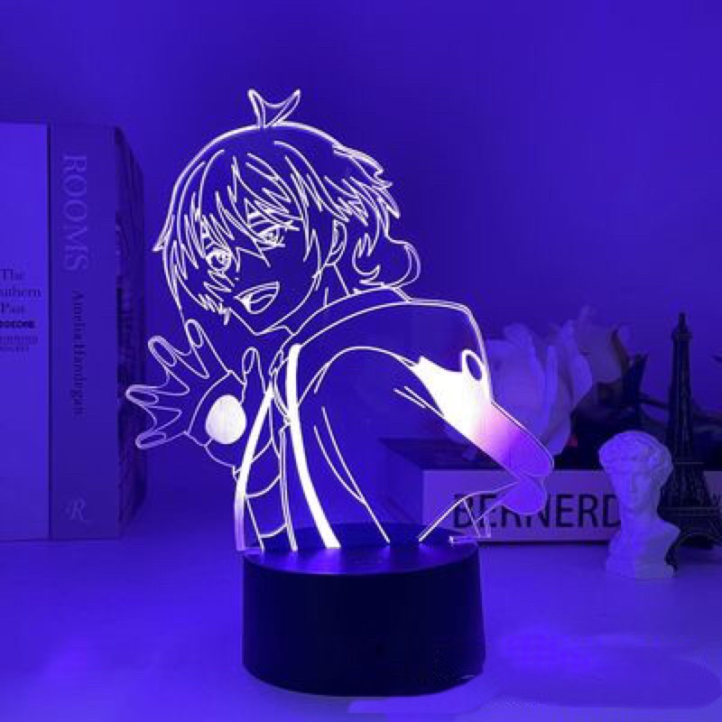 Đèn Led Để Bàn 16 màu 3D Hình Anime Kyan Reki Langa Hasegawa Miya Sk8 Mới Trang Trí Nhà Cửa Phòng Ngủ