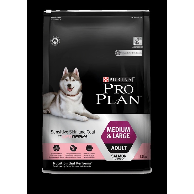 2.5kg hạt khô chó trưởng thành nhạy cảm cỡ vừa và lớn Purina ProPlan adult dog medium and large Sensitive skin and coat