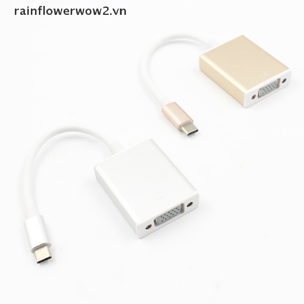 1 Đầu Chuyển Đổi Từ Cổng Type C Sang Cổng VGA USB 3.1 Sang VGA Chuyên Dụng Cho Máy Tính