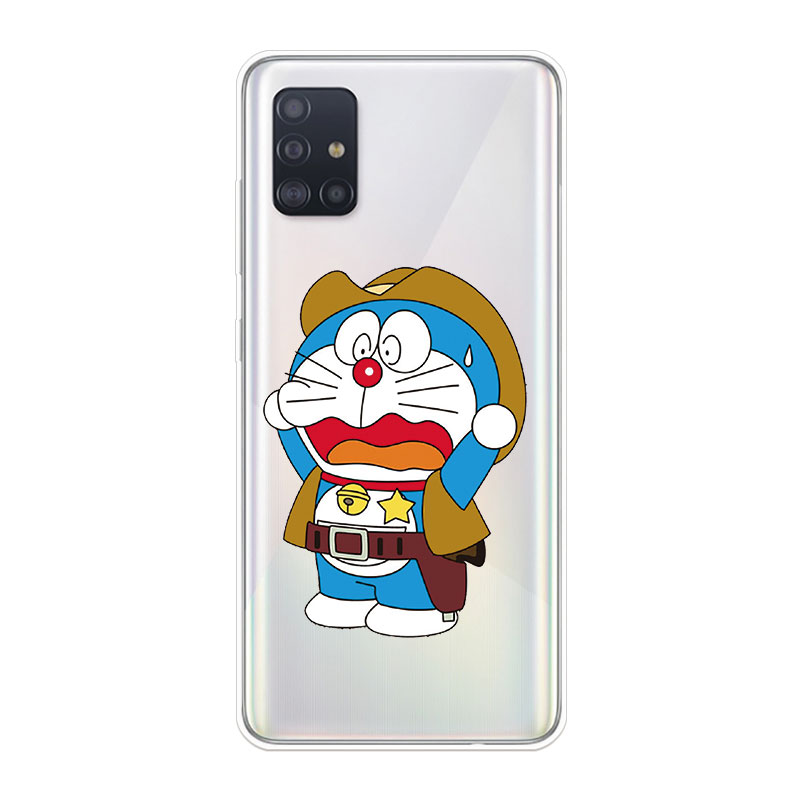 Ốp Lưng Samsung Galaxy A11 A21 A21S A31 A51 A71 TPU mềm Case Doraemon Two