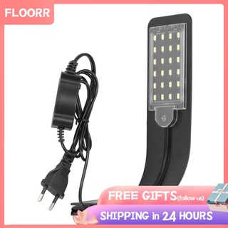 Floorr aquarium light clip on energy conservation button switch control led fish tank eu plug 220v 10w