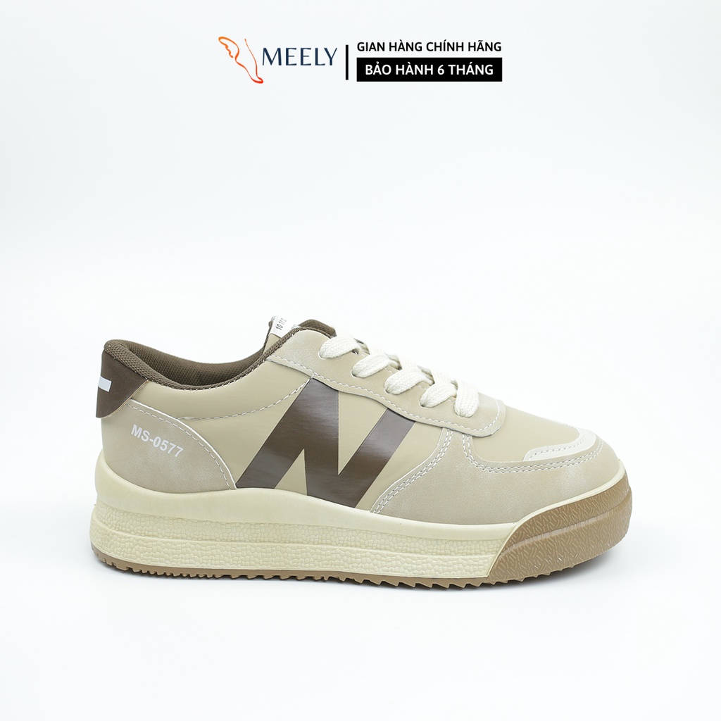 Giày Thể Thao Nữ MEELY Chữ N Kiểu Sneaker Năng Động - N98