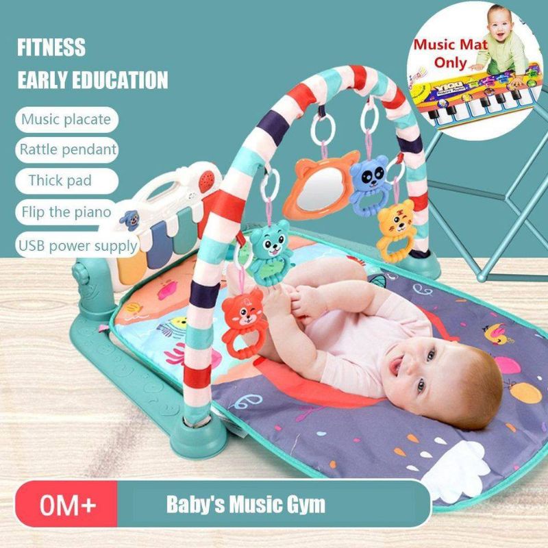 [Hàng chính hãng Umoo] Thảm nhạc cho bé, trẻ sơ sinh nằm chơi, vận động Baby Gym Mat