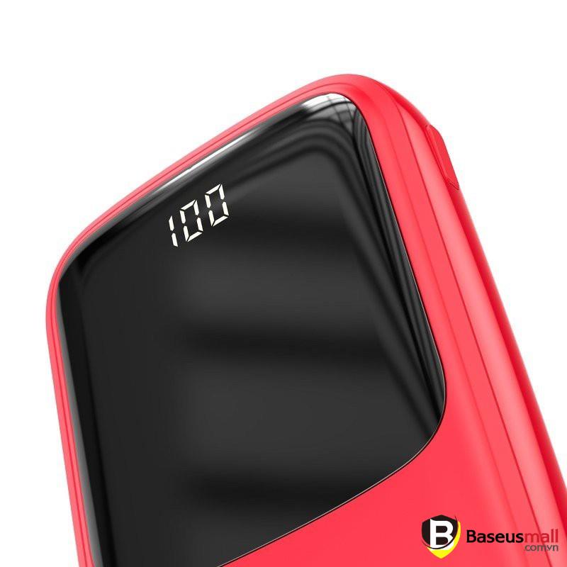 Baseus -BaseusMall VN Pin dự phòng tích hợp cáp sạc Baseus Q Pow Digital Display 10,000mAh