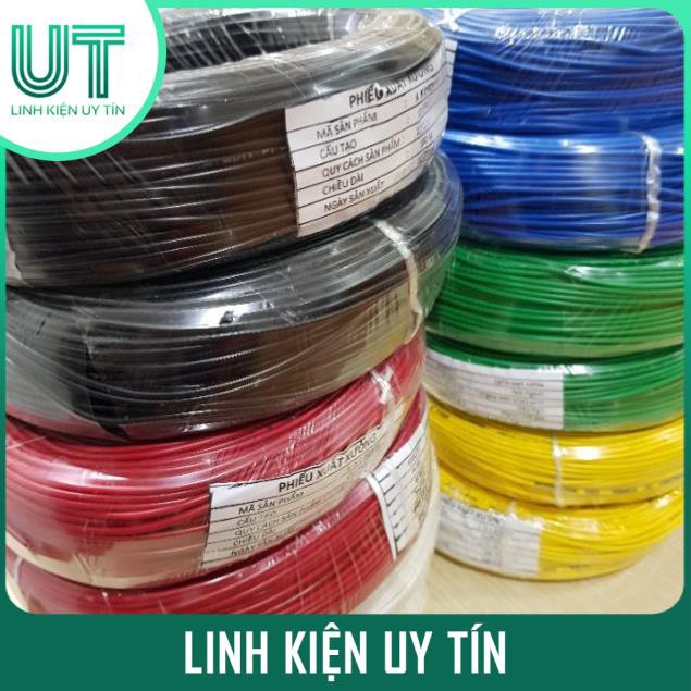 Dây Điện Đơn 0.7MM Lõi Đồng  Các Mầu