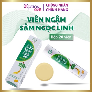 [Mã BMLT35 giảm đến 35K đơn 99K] Viên ngậm Sâm Ngọc Linh Quasapharco bồi bổ sức khỏe, tăng cường đề kháng - tuýp 20 viên