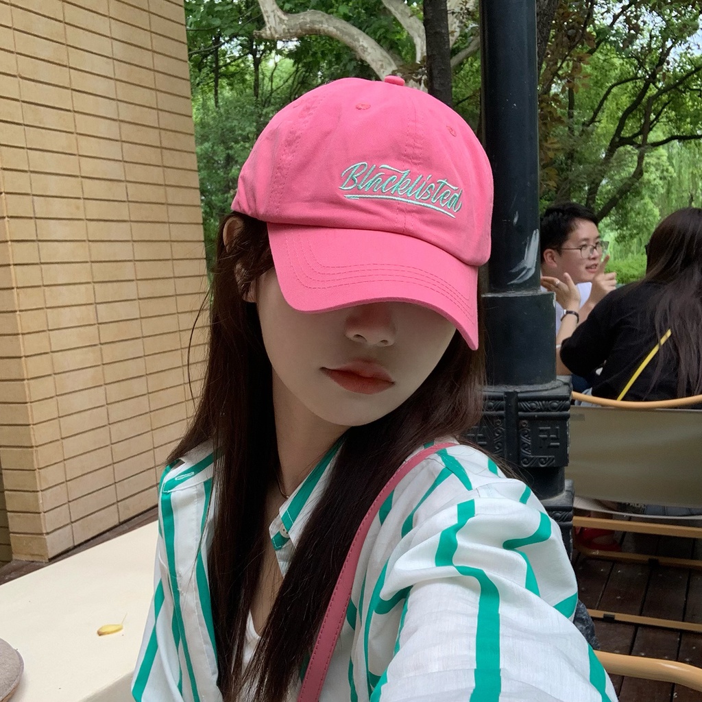 Mũ lưỡi trai MU GUA ZHI PIN (MG STUDIO) thêu chữ