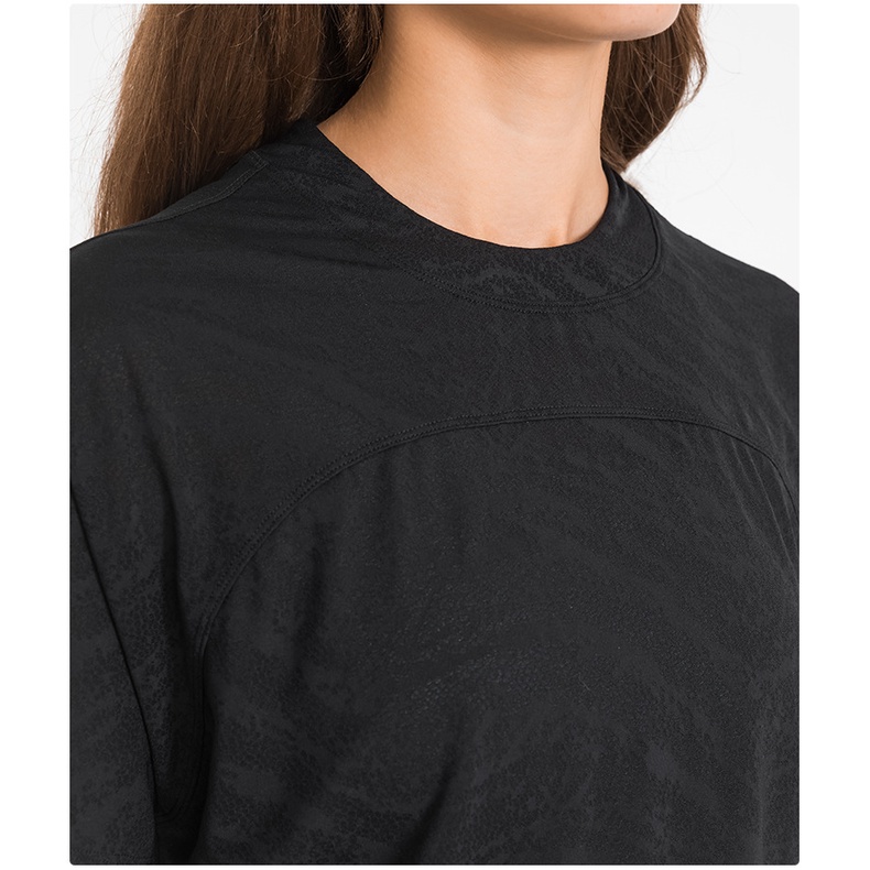 Áo tập thể thao ngắn tay All Yours Boyfriend Tee *Veil - Áo phông cộc tay thể thao Lulu không logo