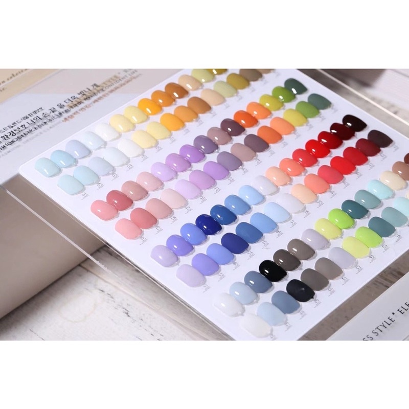 Sơn gel sansu set 60 màu tặng bẳng màu