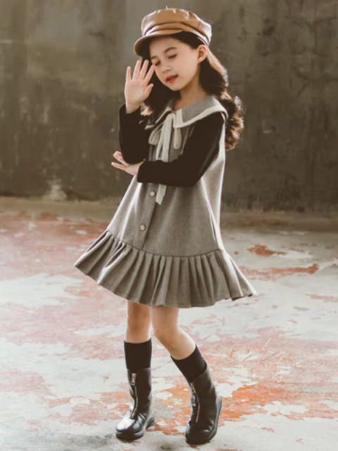 Váy dạ cao cấp cho bé gái