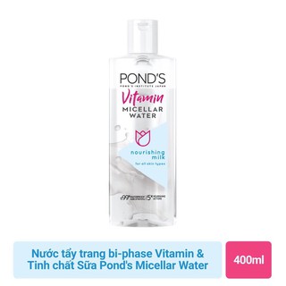 Nước tẩy trang Vitamin Pond’S tinh chất sữa 400ml