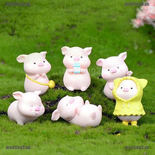 Mô Hình Chú Heo mini Dễ Thương Dùng Trang Trí Nhà Cửa