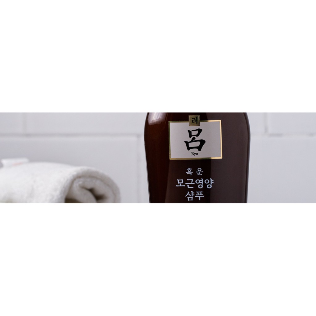 [RYO] DẦU GỘI DƯỠNG CHÂN TÓC RYO - [려] 흑운 모근영양 샴푸 500ML