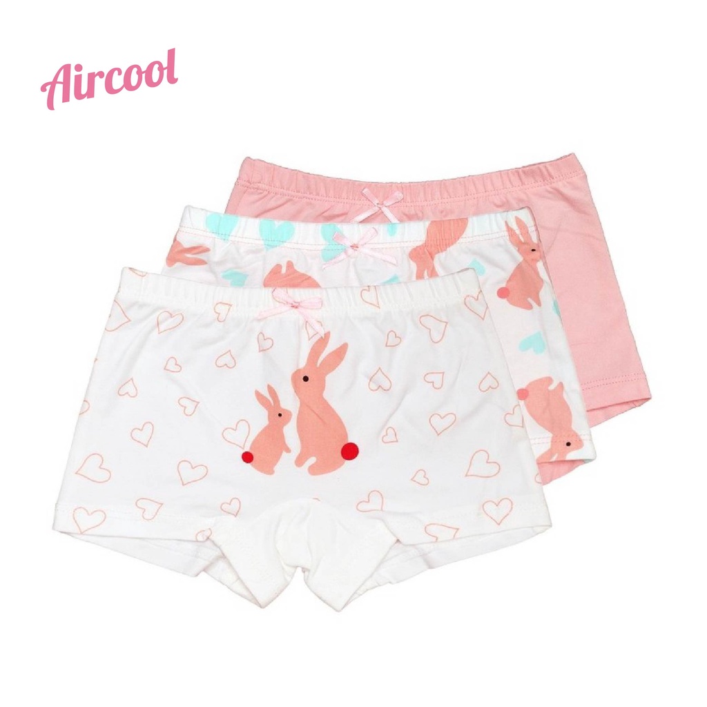 Quần chip bé gái dạng đùi - Thỏ  Aircool