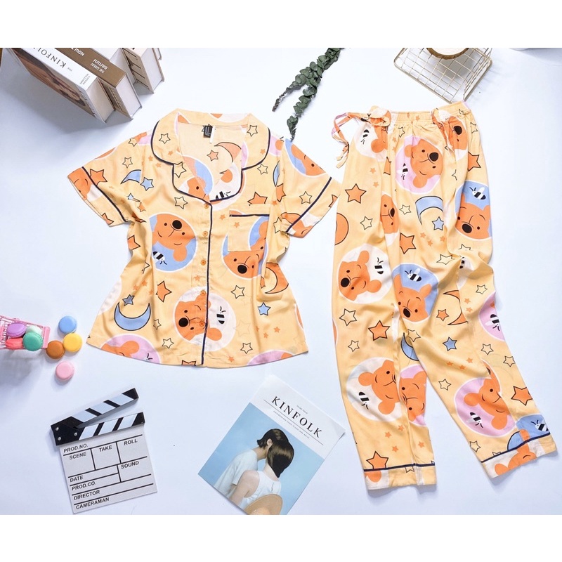 Bộ đồ tole Pijama tay ngắn quần dài F.21 VNXK