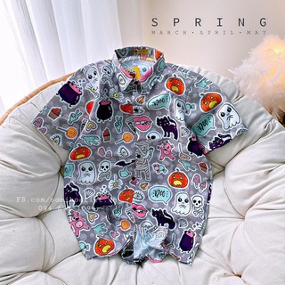 [Banana]- Áo sơ mi hoạt hình  (M,L,XL)