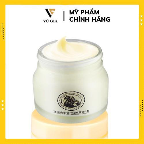 Kem Dưỡng Ẩm, Kem Dưỡng Trắng Da Mặt Mỡ Cừu LAIKOU Chống Lão Hóa 90g